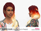 Sims 4 — [ELR SIMS] Ombre Hair inspired by Le Happy by elrsims — Here is my take on Le Happy (www.le-happy.com) ombre