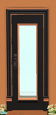 Sims 2 — Abiding Elegance Door in black-jequitiba by chrissy6930 — Recolor of Abiding Elegance Door in black-jequitiba.