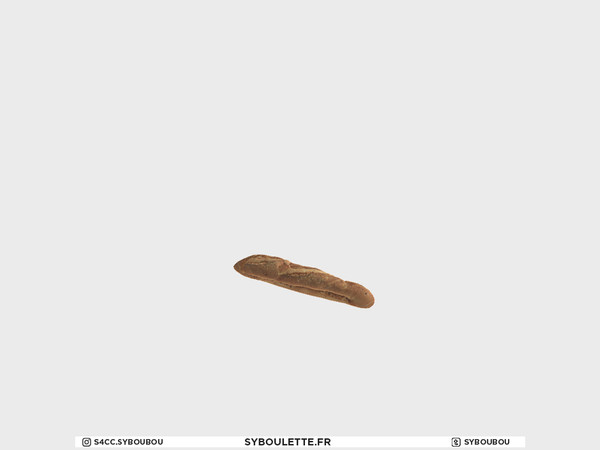 Sims 4 — Boulangerie - Decor Baguette by Syboubou — This is a decor baguette.