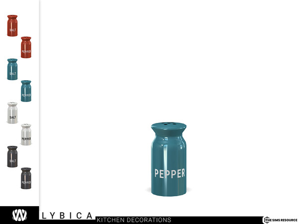 Sims 4 — Lybica Salt and Pepper by wondymoon — - Lybica Kitchen - Salt and Pepper - Wondymoon|TSR - Creations'2022