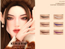 Sims 4 — KIMSNW | LITTLE SMOKY EYELINER by Kimsnw — 6 Swatches Custom Thumbnail