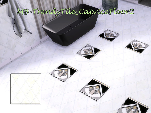 Sims 4 — MB-TrendyTile_CapriceFloor2 by matomibotaki — MB-TrendyTile_CapriceFloor2, elegant basic tile floor with full