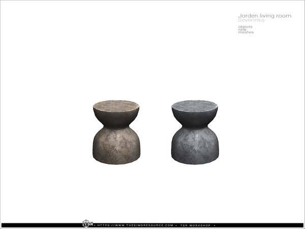 Sims 4 — Jorden livingroom - sculpture small by Severinka_ — Table metal sculpture small From the set 'Jorden living room