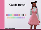 Sims 4 — Candy Dress by Tails_in_Flames — BGC, 19 Swatches, made for female frame