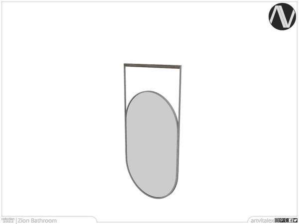 Sims 4 — Zion Mirror by ArtVitalex — Bathroom Collection | All rights reserved | Belong to 2022 ArtVitalex@TSR - Custom