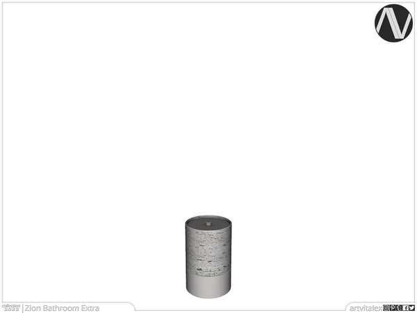 Sims 4 — Zion Jar With Lid by ArtVitalex — Bathroom Collection | All rights reserved | Belong to 2022 ArtVitalex@TSR -