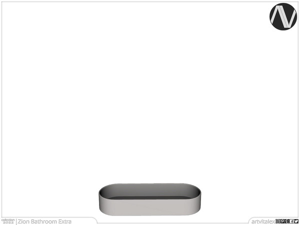 Sims 4 — Zion Accessory Tray by ArtVitalex — Bathroom Collection | All rights reserved | Belong to 2022 ArtVitalex@TSR -