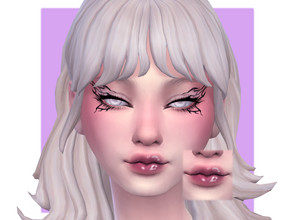 Sims 4 — Mirror Glass Lipgloss by Sagittariah — base game compatible 5 swatches properly tagged enabled for all occults