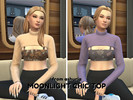 Sims 4 — Moonlight Chic Top by Ashuria — Moonlight Chic kit top comes with 8 new swatches.