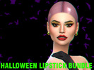 Sims 4 — HALLOWEEN LIPSTICK BUNDLE by Kylie_Cosmetics — -Creep It Real is a light neutral nude. -Spider Bite is a deep