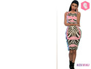Sims 4 — Nicki Minaj - Zebra Knit Dress (No Love Video by August A.) by AntonioSims — Hi everyone, I'm new at making cc
