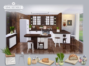 Sims 4 — Keep Life Simple Kitchen [web transfer] by SIMcredible! — There's no home without a nice kitchen, right? Your