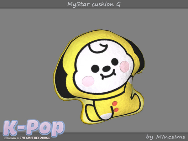 Sims 4 — MyStar cushion G by Mincsims — Basegame Compatible 1 swatch Used images were licensed from Adobe Stock.