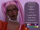 Sims 4 — Lovestruck Eyes Face paint by Grapegravy — The face paint version of my Lovestruck eyes.