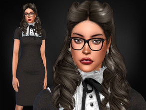 Sims 4 — Cassandra Goth by Millennium_Sims — For the Sim to look as pictured please download all the CC in the Required