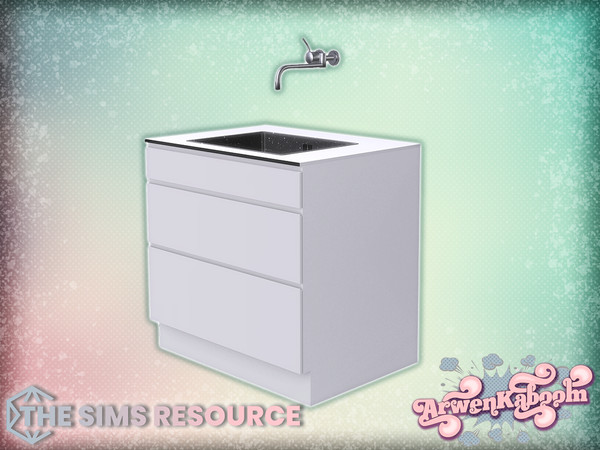 Sims 4 — Farina - Sink by ArwenKaboom — Base game object in multiple recolors. Find all objects by searching