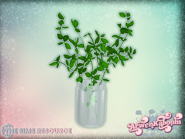 Sims 4 — Farina - Plant Vase by ArwenKaboom — Base game object in multiple recolors. Find all objects by searching