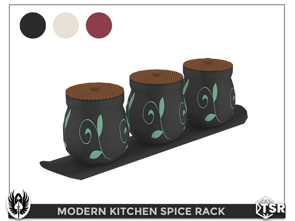 Sims 4 — Modern Kitchen Spice Rack by nemesis_im — Spice Rack from Modern Kitchen Set - 3 Colors - Base Game Compatible
