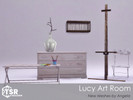 Sims 4 — Lucy Art Room by Angela — The Lucy Art Room, a new set for your more creative Sims! This set contains a fully