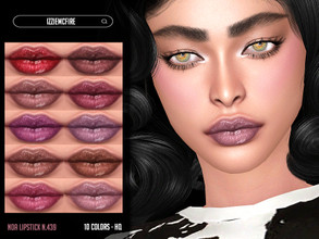 Sims 4 — Noa Lipstick N.439 by IzzieMcFire — Noa Lipstick N.439 contains 10 colors in hq texture. Standalone item with