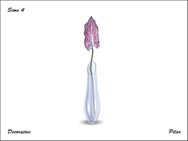 Sims 4 — Caladium2 S4 by Pilar — Decorative ornaments of different sizes