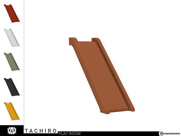 Sims 4 — Tachiro Decor Kids Slide by wondymoon — - Tachiro Play Room - Decor Kids Slide - Wondymoon|TSR - Creations'2022