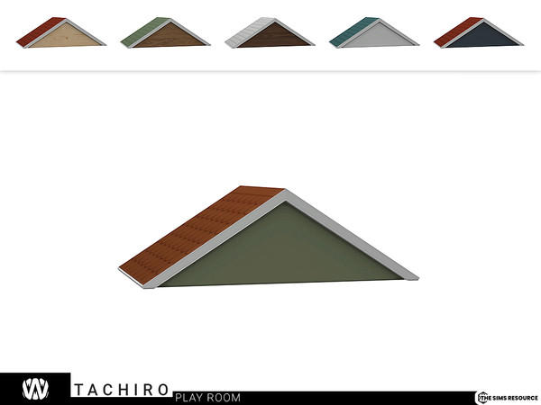 Sims 4 — Tachiro Play House Roof by wondymoon — - Tachiro Play Room - Play House Roof - Wondymoon|TSR - Creations'2022