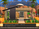 Sims 4 — Green Desert House by swanleron — Green desert house for family from Oasis Springs (no CC) House is fully