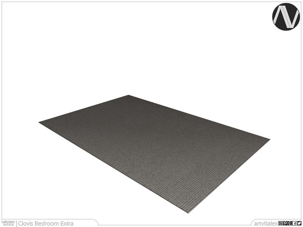 Sims 4 — Clovis Rug by ArtVitalex — Bedroom Collection | All rights reserved | Belong to 2022 ArtVitalex@TSR - Custom