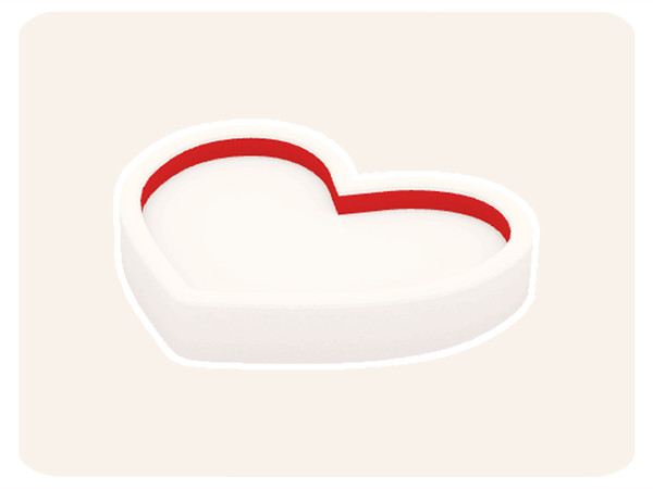Sims 4 — Aira_HeartSet_MiniPlate by aira_cc — A mini heart-shaped plate.