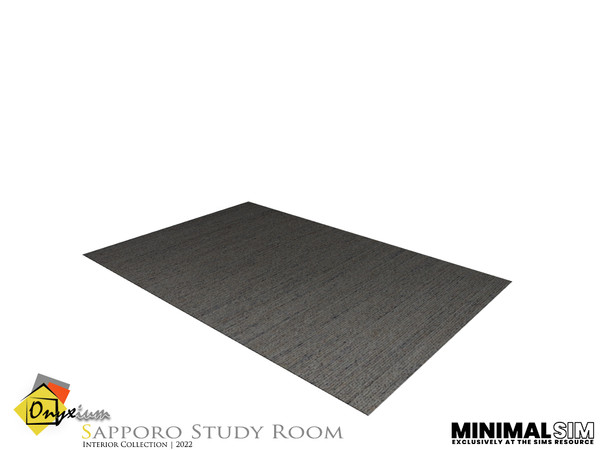 Sims 4 — MinimalSIM - Sapporo Rug by Onyxium — Onyxium@TSR Design Workshop Study Room Collection | Belong To The 2022