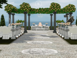 Sims 3 — Greece Wedding by Lunasims_ — Elegant Greek-style space for your sims to get married. It has a space for