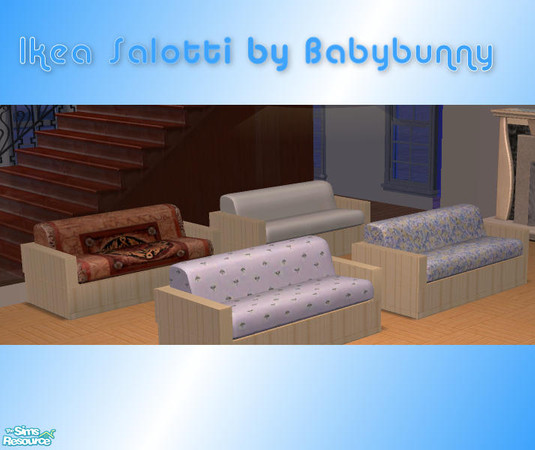 Sims 2 — Ikea LoveSofas - New Mesh by Babybunny — 