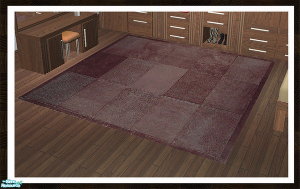 Sims 2 — Rug 4x4 by simtomatic — This file needs the 4x5 rug in order to work in your game. All of these rugs now only