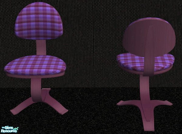 Sims 2 — NK PI Desk Chair Frames - Purple Lights by MoMama — A great chair starts with a great foundation. This desk