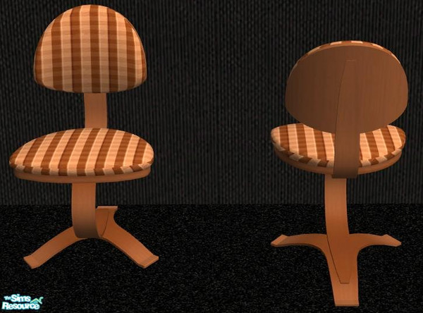 Sims 2 — NK PI Desk Chair Frames - PeachNBrown by MoMama — A great chair starts with a great foundation. This desk chair