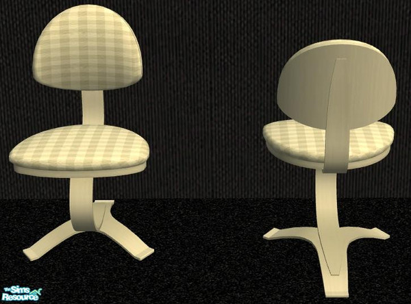 Sims 2 — NK PI Desk Chair Frames - Pale Yellow by MoMama — A great chair starts with a great foundation. This desk chair