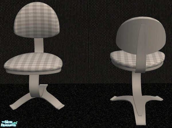 Sims 2 — NK PI Desk Chair Frames - Light Grey by MoMama — A great chair starts with a great foundation. This desk chair