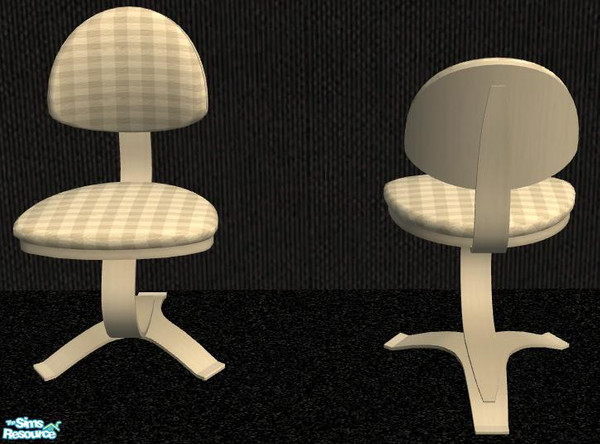 Sims 2 — NK PI Desk Chair Frames - Eggshell by MoMama — A great chair starts with a great foundation. This desk chair