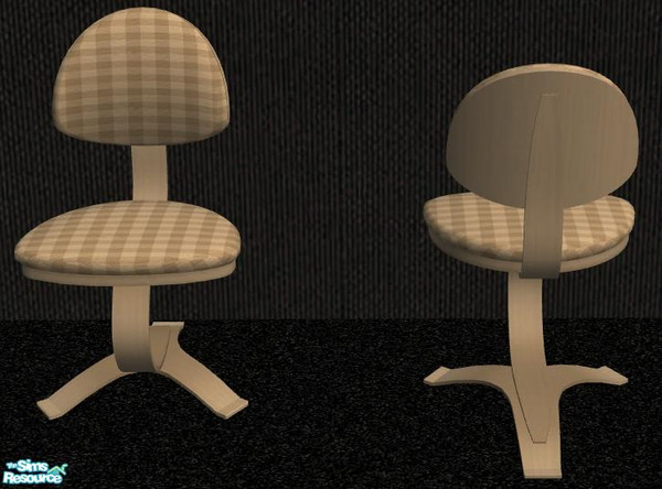 Sims 2 — NK PI Desk Chair Frames - Brown by MoMama — A great chair starts with a great foundation. This desk chair frame