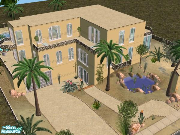Sims 2 — The Waters Edge by TheMistress666 — Stunning Glamour Packed Luxury Family Beach Villa, with Sunken garage and
