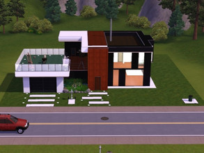 Sims 3 — Simple modern house v1 by feh0007 — A simple modern and functional house for The Sims 3.