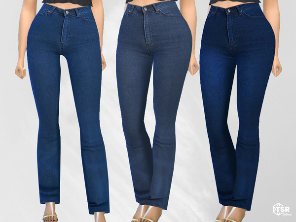 Sims 4 — Spanish Style Wide Leg Jeans by saliwa — Spanish Style Wide Leg Jeans 3 swatches