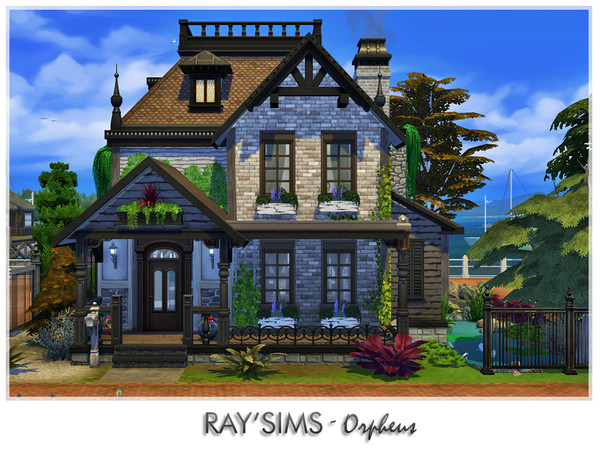 Sims 4 — Orpheus by RayDesign9 — This house fully furnished and decorated, without custom content. This house has 2