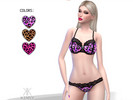 Sims 4 — Kinsy Lingerie Wild by Kinsy — Lingerie Set in 3 colors