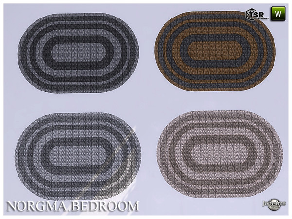Sims 4 — Norgma bedroom rugs by jomsims — Norgma bedroom rugs