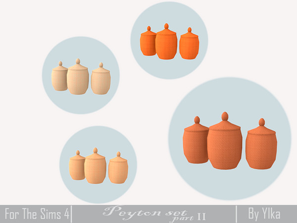 Sims 4 — [SJB] Peyton set part II - baskets by Ylka by Ylka — Has 4 colors. You can see all the colors in the photo