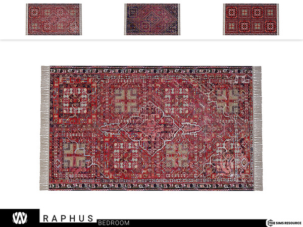 Sims 4 — Raphus Rug by wondymoon — - Raphus Bedroom - Rug - Wondymoon|TSR - Creations'2022