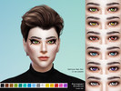 Sims 4 — PersanerStudios EyeColour Next Set1 by Xperie — Adds 15 new eye color presets. Eyebrows: