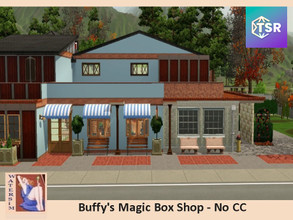 Sims 3 — ws Elexier Shop Magic Box - No CC by watersim44 — ws Buffy Elexier-Shop, Magic Shop with cellar and sportroom